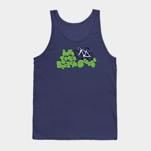 Love Peace Bicycle Grease Tank Top